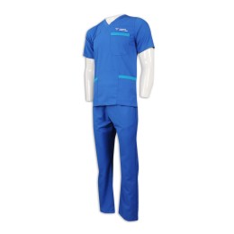 NU055 Production of male nurse uniforms Summer Nursing staff uniforms 65% polyester 35% cotton Clinic uniforms garment factory NU055 Production of male nurse uniforms Summer Nursing staff uniforms 65% polyester 35% cotton Clinic uniforms garment factory
